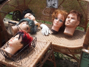 mannequin heads aberfoyle antique market